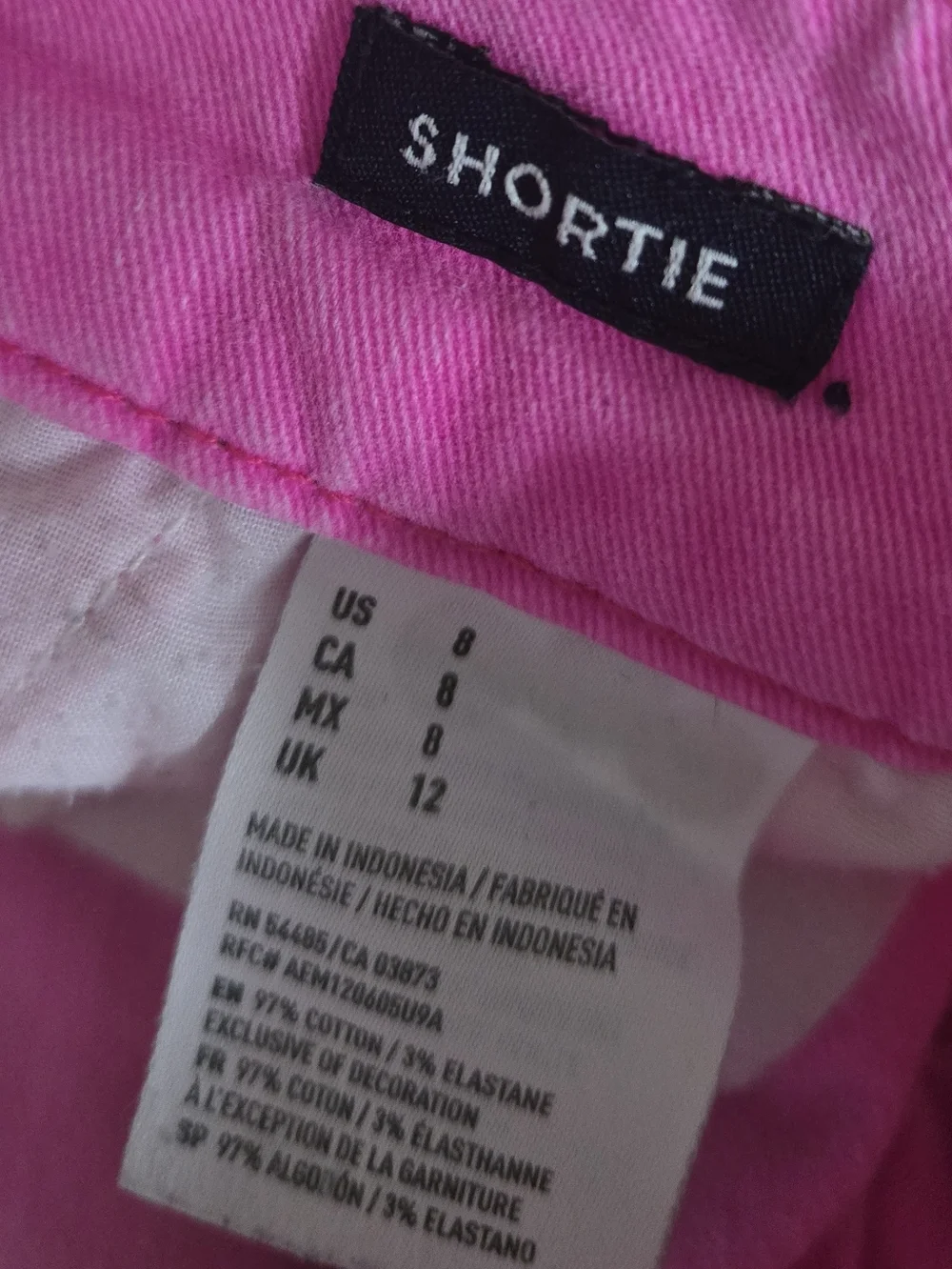 American Eagle Outfitters Hot Pink Denim Shorties